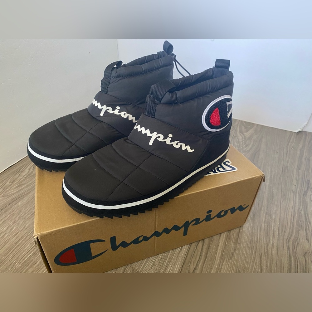 Champion Black Quilted Sneakers